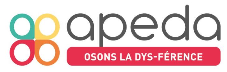 Logo de l'asbl Apeda