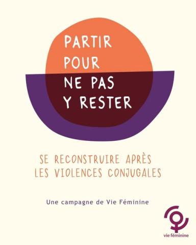 Visuel de la campagne "Partir pour ne pas y rester"