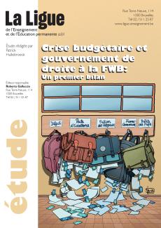 Couverture de l'étude 2026: Crise budgétaire et gouvernement de droite à la FWB: un premier bilan